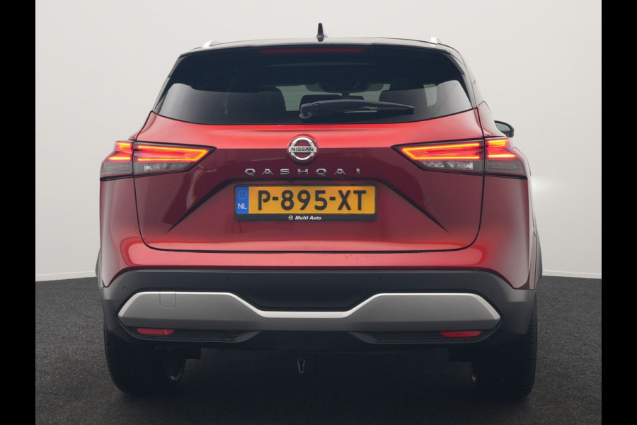 Nissan QASHQAI 1.3 MHEV Xtronic Tekna Automaat | Panodak | Trekhaak Afn | Adaptive Cruise | Lederen Sportstoelen Massage & Memory | BOSE Sound | 360 Camera | Keyless | Apple Carplay | 19"L.M |