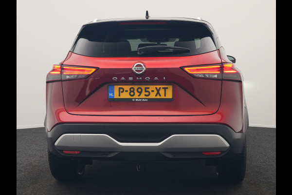Nissan QASHQAI 1.3 MHEV Xtronic Tekna Automaat | Panodak | Trekhaak Afn | Adaptive Cruise | Lederen Sportstoelen Massage & Memory | BOSE Sound | 360 Camera | Keyless | Apple Carplay | 19"L.M |