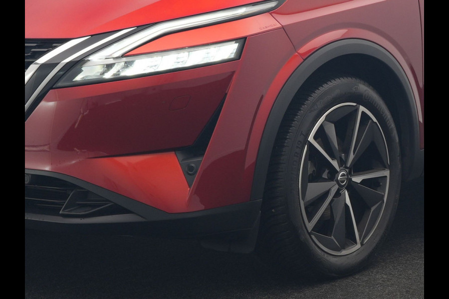 Nissan QASHQAI 1.3 MHEV Xtronic Tekna Automaat | Panodak | Trekhaak Afn | Adaptive Cruise | Lederen Sportstoelen Massage & Memory | BOSE Sound | 360 Camera | Keyless | Apple Carplay | 19"L.M |