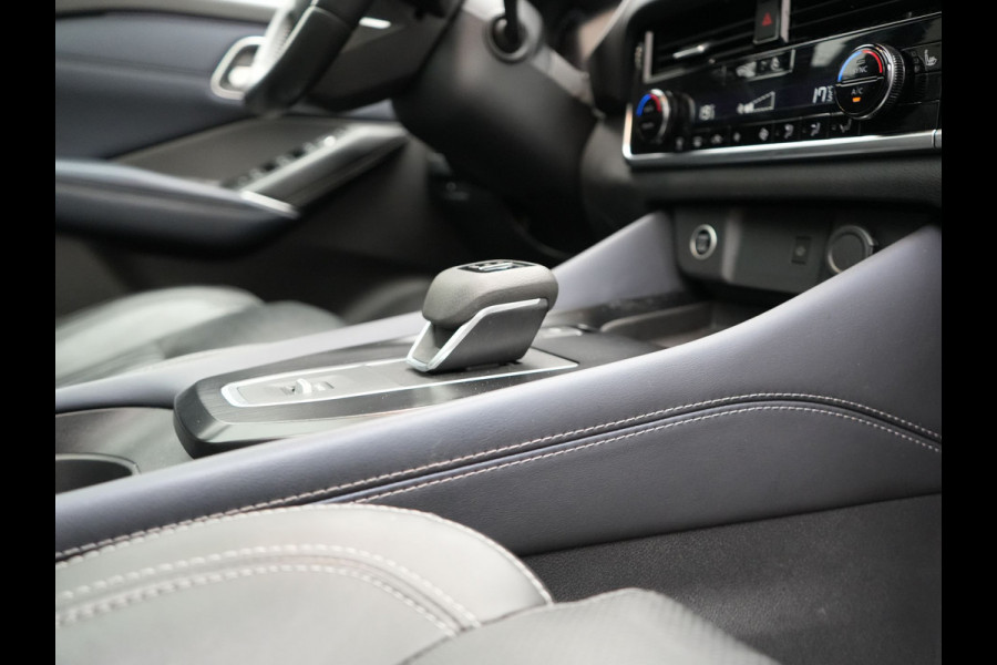 Nissan QASHQAI 1.3 MHEV Xtronic Tekna Automaat | Panodak | Trekhaak Afn | Adaptive Cruise | Lederen Sportstoelen Massage & Memory | BOSE Sound | 360 Camera | Keyless | Apple Carplay | 19"L.M |