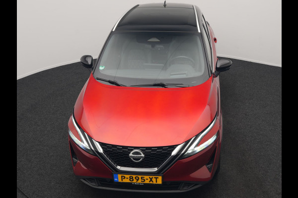 Nissan QASHQAI 1.3 MHEV Xtronic Tekna Automaat | Panodak | Trekhaak Afn | Adaptive Cruise | Lederen Sportstoelen Massage & Memory | BOSE Sound | 360 Camera | Keyless | Apple Carplay | 19"L.M |