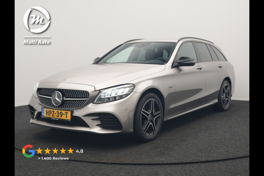 Mercedes-Benz C-Klasse Estate 300 e Business Solution AMG Plug In Hybrid 320pk PHEV | Trekhaak af Fabriek | Adaptive Cruise | Alcantara Sportstoelen Verwarmd | Apple Carplay | Camera | BLIS | 18"L.M |
