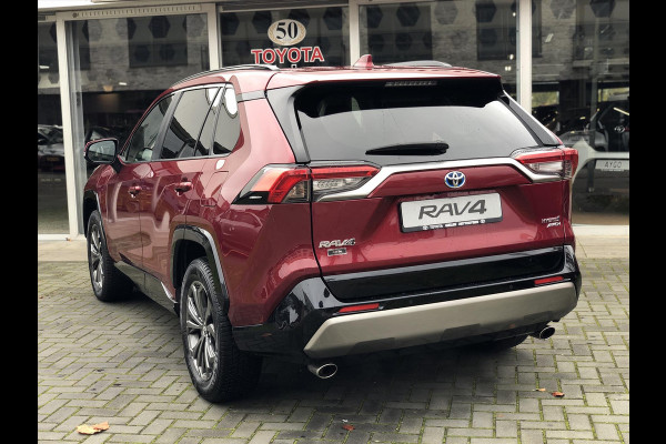 Toyota RAV4 2.5 Hybrid 222pk AWD Style | Trekhaak, Leer, Stoel + Stuurverwarming, Elektrische achterklep, CarPlay, 18 inch