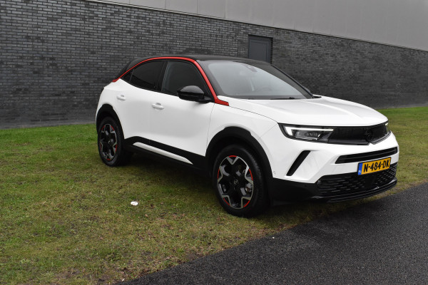 Opel Mokka-e GS Line 50-kWh 11kw bl. Leer 1e eigenaar Nederlandse auto 2-Tone Keyless