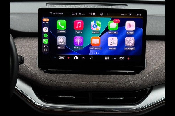 Škoda ENYAQ iV 80, achteruitrijcamera, 1/2 lederen sportinterieur, adaptief cruise, stoelverwarming, 1 e eigenaar, NL auto met nap