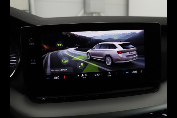 Škoda Octavia 1.0 e-TSI Sport | Trekhaak | Camera | Side Assist | Carplay | Sfeerverlichting | Navigatie | Sportstoelen | Full LED | 17'' | Digital Cockpit | Climate control | Bluetooth | Cruise control