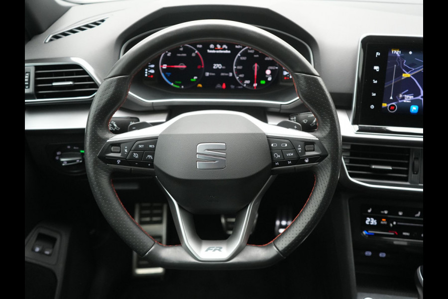 Seat Tarraco 1.4 TSI e-Hybrid FR Plug In Hybrid 245pk Dealer O.H. PHEV | Trekhaak Af Fabriek | Adaptive Cruise | 360 Camera | Alcantara Sportstoelen Memory & Verwarmd | Sfeerverlichting | Stuur Verwarmd | Keyless | Apple Carplay | Navigatie | DAB |