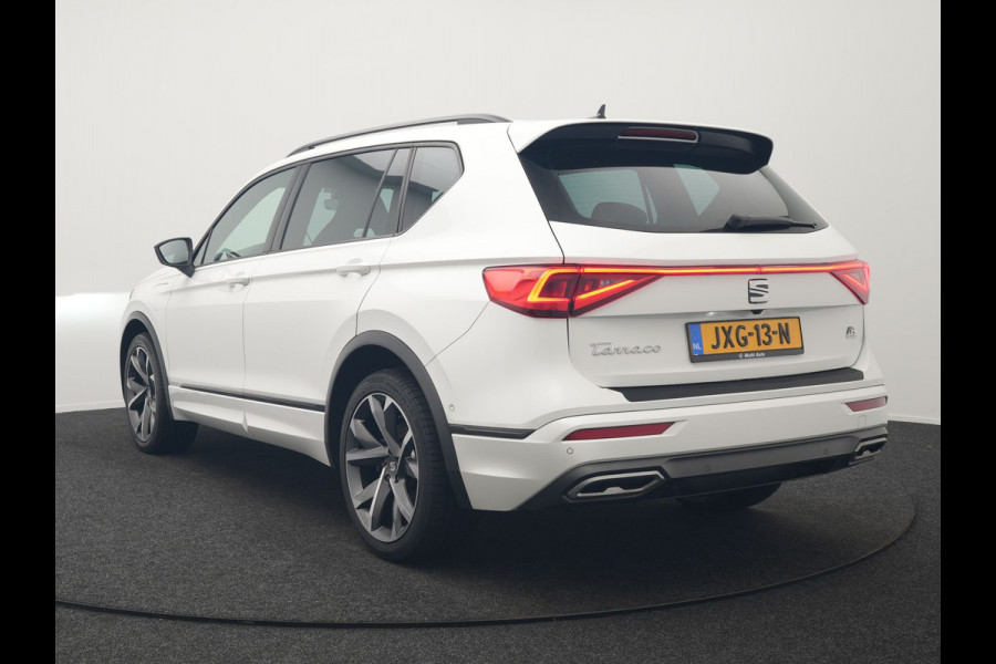 Seat Tarraco 1.4 TSI e-Hybrid FR Plug In Hybrid 245pk Dealer O.H. PHEV | Trekhaak Af Fabriek | Adaptive Cruise | 360 Camera | Alcantara Sportstoelen Memory & Verwarmd | Sfeerverlichting | Stuur Verwarmd | Keyless | Apple Carplay | Navigatie | DAB |