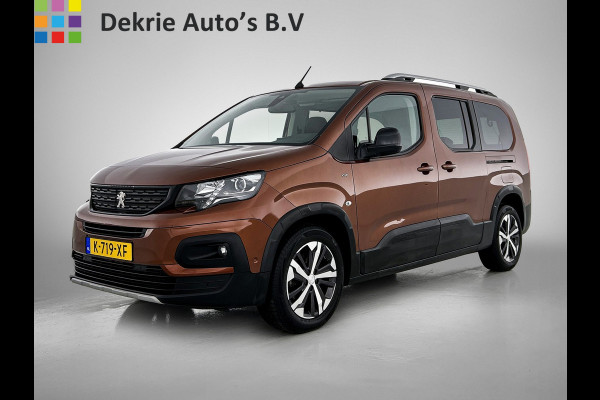 Peugeot Rifter Long 1.2 131PK Automaat GT 7pers. * Distributie vv.bij 95Dkm * / Trekhaak / Airco-ecc. / Pdc+Camera / Navigatie / 2xSchuifdeur / Apk 03-2027