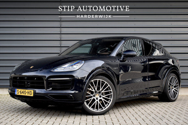 Porsche Cayenne Coupé 3.0 E-Hybrid 462pk Platinum Edition SportDesign | Pano | ACC | Trekhaak | 22'' Wielen | Bose | Achterasbesturing | Stoelventilatie | Sportuitlaat |