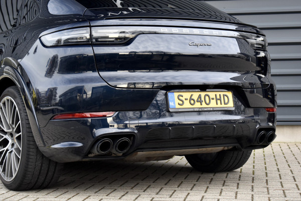 Porsche Cayenne Coupé 3.0 E-Hybrid 462pk Platinum Edition SportDesign | Pano | ACC | Trekhaak | 22'' Wielen | Bose | Achterasbesturing | Stoelventilatie | Sportuitlaat |