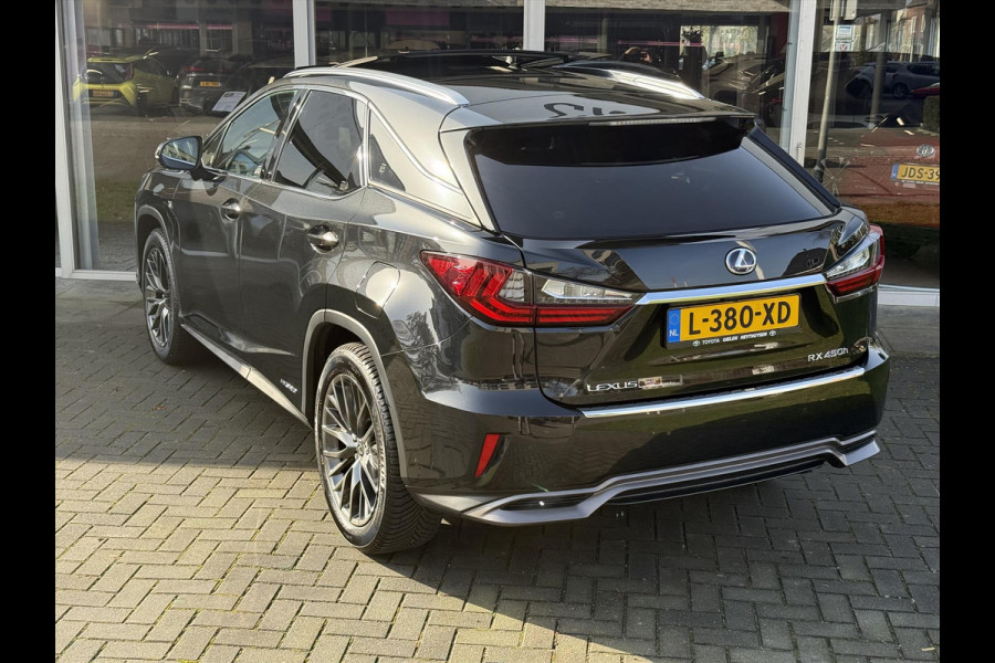 Lexus RX 450h 313pk AWD F Sport Line | Panoramadak, 20inch, Stoelventilatie, Head up display, Geheugenfunctie, Triple Led