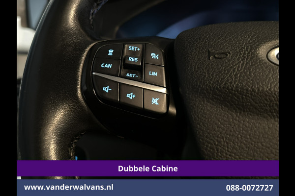 Ford Transit Custom 2.0 TDCI Automaat 131pk L2H1 Dubbel cabine Euro6 *Laadklep* Airco | 6-Zits | Camera | Navigatie | Apple Carplay LED, Trekhaak, Cruisecontrol, Android Auto, Stoelverwarming, Verwarmde Voorruit, Parkeersensoren, Bijrijdersbank