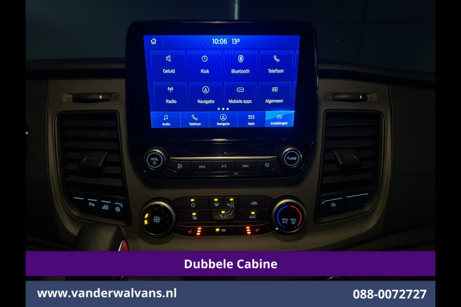 Ford Transit Custom 2.0 TDCI Automaat 131pk L2H1 Dubbel cabine Euro6 *Laadklep* Airco | 6-Zits | Camera | Navigatie | Apple Carplay LED, Trekhaak, Cruisecontrol, Android Auto, Stoelverwarming, Verwarmde Voorruit, Parkeersensoren, Bijrijdersbank
