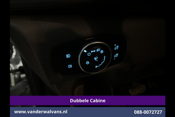 Ford Transit Custom 2.0 TDCI Automaat 131pk L2H1 Dubbel cabine Euro6 *Laadklep* Airco | 6-Zits | Camera | Navigatie | Apple Carplay LED, Trekhaak, Cruisecontrol, Android Auto, Stoelverwarming, Verwarmde Voorruit, Parkeersensoren, Bijrijdersbank