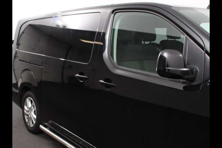 Opel Vivaro-e L3 75 kWh Automaat 6-Persoons Dubbele Cabine Lang | Navigatie | Airco | 2 x Schuifdeur | Lichtmetalen velgen| Cruise Control | Side Bars | Bumpers in kleur