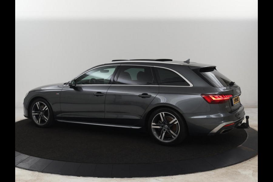 Audi A4 40 TFSI Launch edition Sport | Panoramadak | Trekhaak | Sportstoelen | DAB | Carplay | Virtual Cockpit | Half leder | Full LED | Navigatie | Parkeerhulp | Sportstuur | S Line