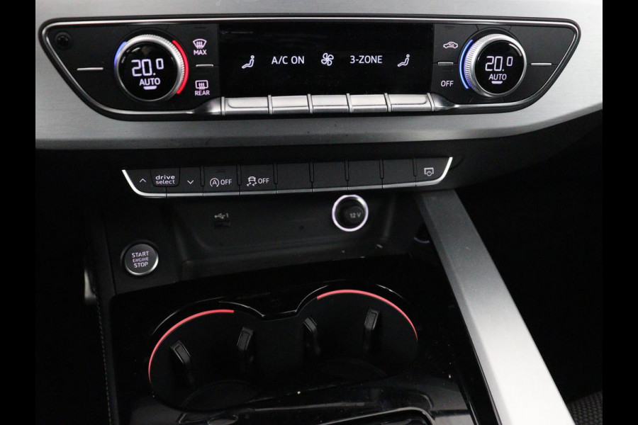 Audi A4 40 TFSI Launch edition Sport | Panoramadak | Trekhaak | Sportstoelen | DAB | Carplay | Virtual Cockpit | Half leder | Full LED | Navigatie | Parkeerhulp | Sportstuur | S Line