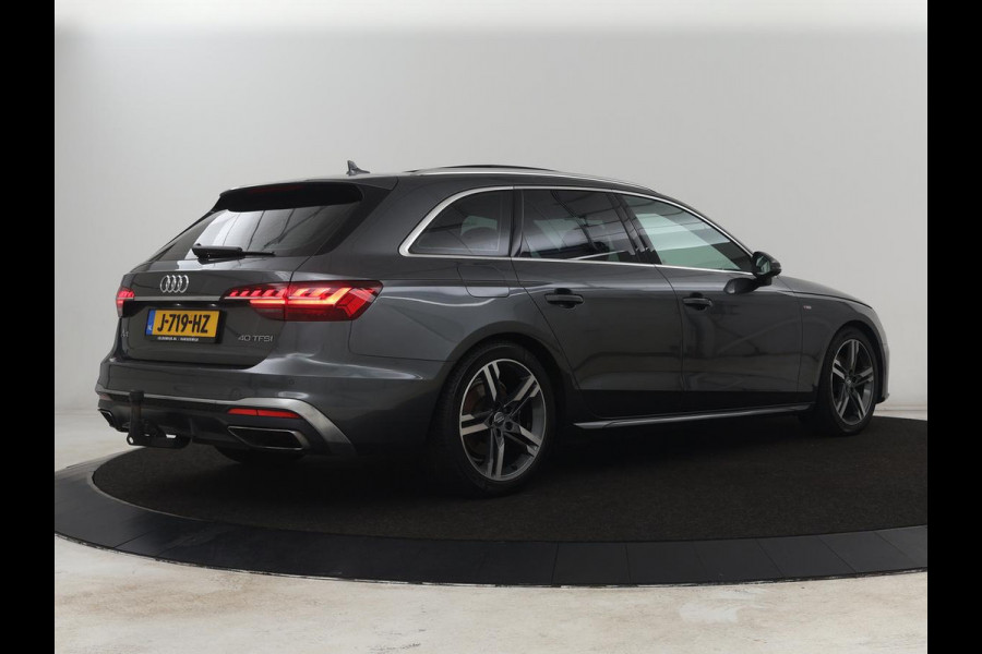Audi A4 40 TFSI Launch edition Sport | Panoramadak | Trekhaak | Sportstoelen | DAB | Carplay | Virtual Cockpit | Half leder | Full LED | Navigatie | Parkeerhulp | Sportstuur | S Line