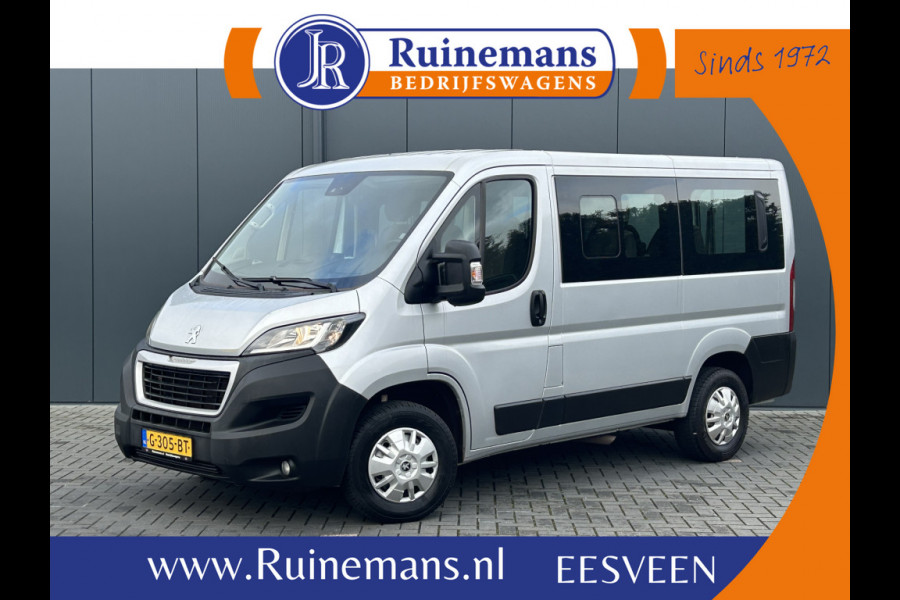Peugeot Boxer 330 2.2 BlueHDI 141 PK / EURO 6 / L1H1 / PRIJS IS INCL / 1e EIG. / 77.436 !! / 9 PERSOONS / AIRCO / CRUISE / PERSONENBUS / BLUET