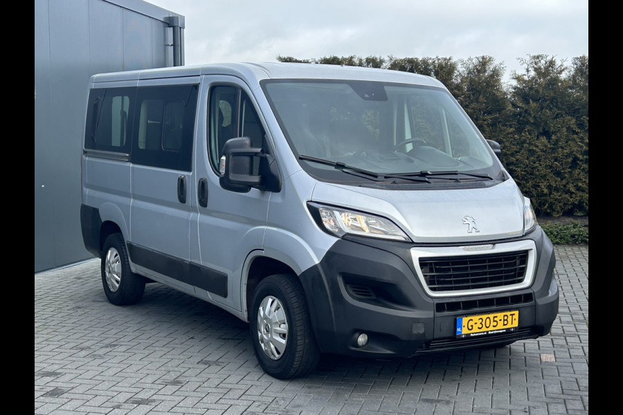 Peugeot Boxer 330 2.2 BlueHDI 141 PK / EURO 6 / L1H1 / PRIJS IS INCL / 1e EIG. / 77.436 !! / 9 PERSOONS / AIRCO / CRUISE / PERSONENBUS / BLUET