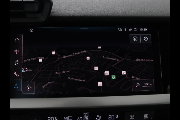 Audi A3 30 TFSI S edition | Panoramadak | Sportstoelen | Virtual Cockpit | Carplay | Half leder | Full LED | Parkeerhulp | Cruise control | Bluetooth | Climate control | Navigatie | S Line