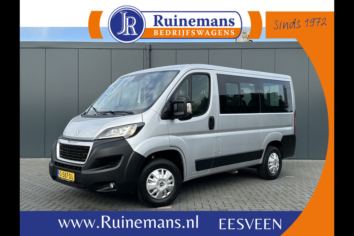 Peugeot Boxer 2.2 BlueHDI 141 PK / EURO 6 / PRIJS INCL / 1e EIG. / 81.427 !! / 9 PERSOONS / AIRCO / CRUISE / PERSONENBUS