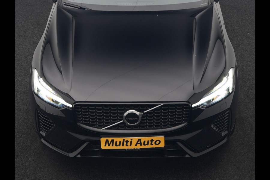 Volvo XC60 T6 AWD R-Design Plug In Hybrid 350pk Dealer O.H. PHEV | Trekhaak Af Fabriek | Panodak | Adaptive Cruise | Harman / Kardon | Lederen Sportstoelen Memory & Verwarmd | Google Assistent | Stuur Verwarmd | Keyless | Apple Carplay | DAB |