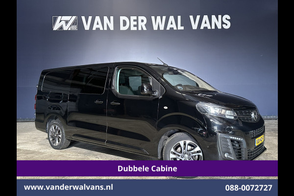 Opel Vivaro 2.0 CDTI 177pk Automaat L3H1 Dubbele Cabine Euro6 Airco | 5-Zits | Camera | Navigatie | Apple Carplay Trekhaak, LM Velgen, Parkeersensoren, Cruisecontrol