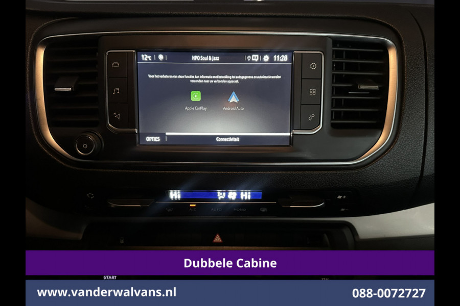 Opel Vivaro 2.0 CDTI 177pk Automaat L3H1 Dubbele Cabine Euro6 Airco | 5-Zits | Camera | Navigatie | Apple Carplay Trekhaak, LM Velgen, Parkeersensoren, Cruisecontrol