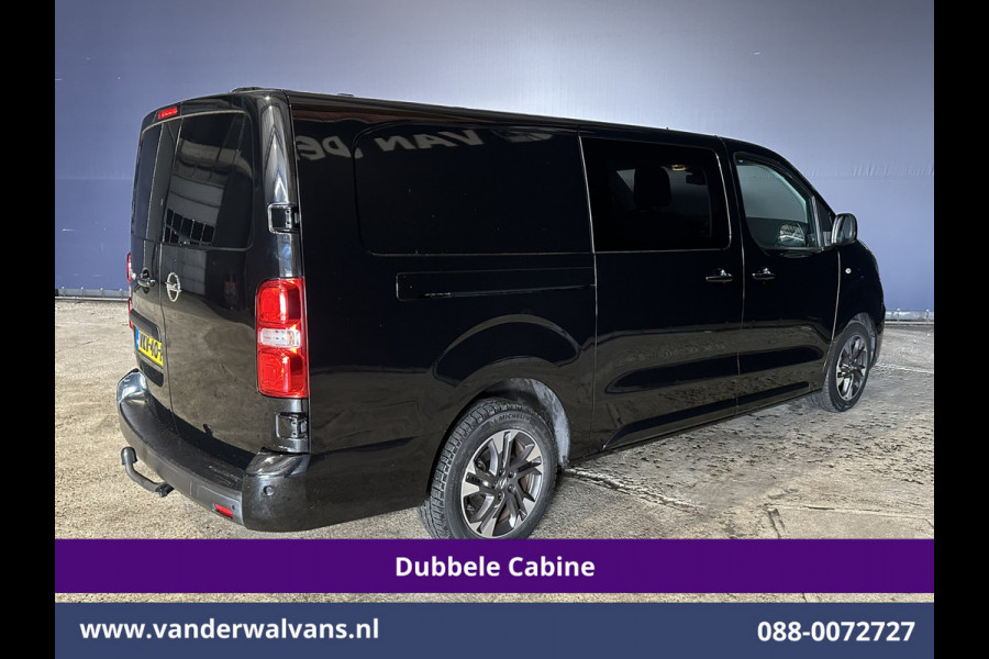 Opel Vivaro 2.0 CDTI 177pk Automaat L3H1 Dubbele Cabine Euro6 Airco | 5-Zits | Camera | Navigatie | Apple Carplay Trekhaak, LM Velgen, Parkeersensoren, Cruisecontrol