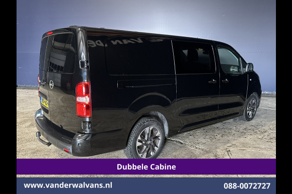 Opel Vivaro 2.0 CDTI 177pk Automaat L3H1 Dubbele Cabine Euro6 Airco | 5-Zits | Camera | Navigatie | Apple Carplay Trekhaak, LM Velgen, Parkeersensoren, Cruisecontrol