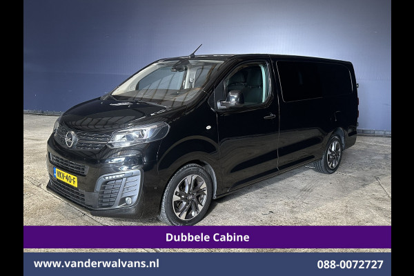 Opel Vivaro 2.0 CDTI 177pk Automaat L3H1 Dubbele Cabine Euro6 Airco | 5-Zits | Camera | Navigatie | Apple Carplay Trekhaak, LM Velgen, Parkeersensoren, Cruisecontrol