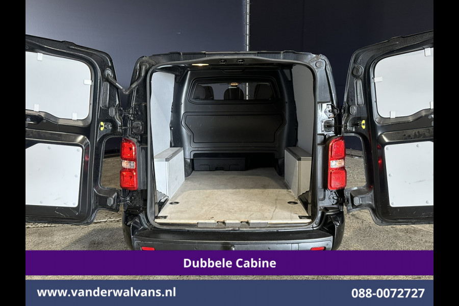 Opel Vivaro 2.0 CDTI 177pk Automaat L3H1 Dubbele Cabine Euro6 Airco | 5-Zits | Camera | Navigatie | Apple Carplay Trekhaak, LM Velgen, Parkeersensoren, Cruisecontrol