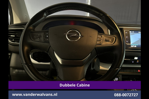 Opel Vivaro 2.0 CDTI 177pk Automaat L3H1 Dubbele Cabine Euro6 Airco | 5-Zits | Camera | Navigatie | Apple Carplay Trekhaak, LM Velgen, Parkeersensoren, Cruisecontrol