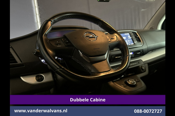 Opel Vivaro 2.0 CDTI 177pk Automaat L3H1 Dubbele Cabine Euro6 Airco | 5-Zits | Camera | Navigatie | Apple Carplay Trekhaak, LM Velgen, Parkeersensoren, Cruisecontrol