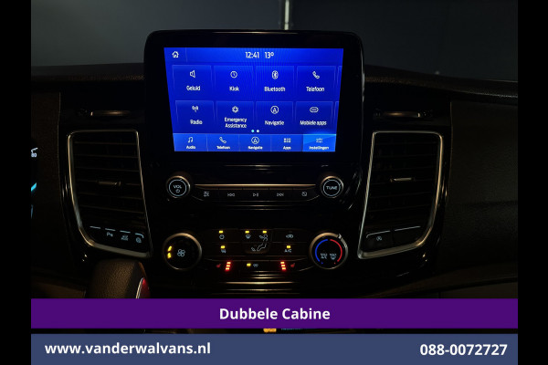 Ford Transit Custom 2.0 TDCI 130pk Automaat L2H1 Dubbele cabine Limited Euro6 Airco | 2x Zijdeur | 5-Zits | Camera | Navigatie Cruisecontrol, LED, Trekhaak, LM Velgen, Stoelverwarming, Verwarmde Voorruit, Parkeersensoren