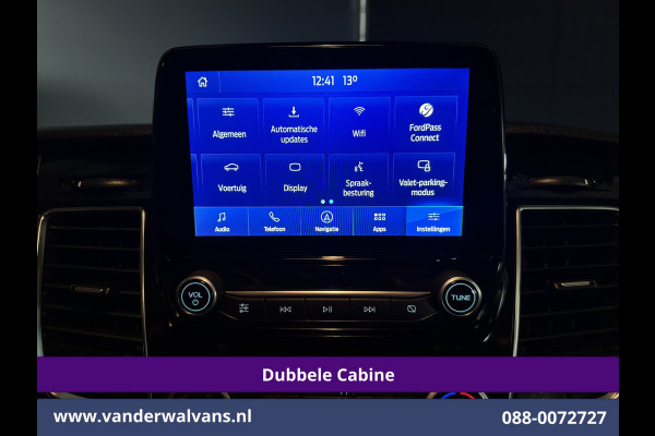 Ford Transit Custom 2.0 TDCI 130pk Automaat L2H1 Dubbele cabine Limited Euro6 Airco | 2x Zijdeur | 5-Zits | Camera | Navigatie Cruisecontrol, LED, Trekhaak, LM Velgen, Stoelverwarming, Verwarmde Voorruit, Parkeersensoren