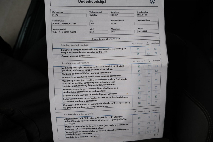 Volkswagen Polo 1.0 TSI Highline Business 2x R-Line - N.A.P. Airco, Cruise, Carplay, Camera, Virtual Cockpit, PDC, Navi.