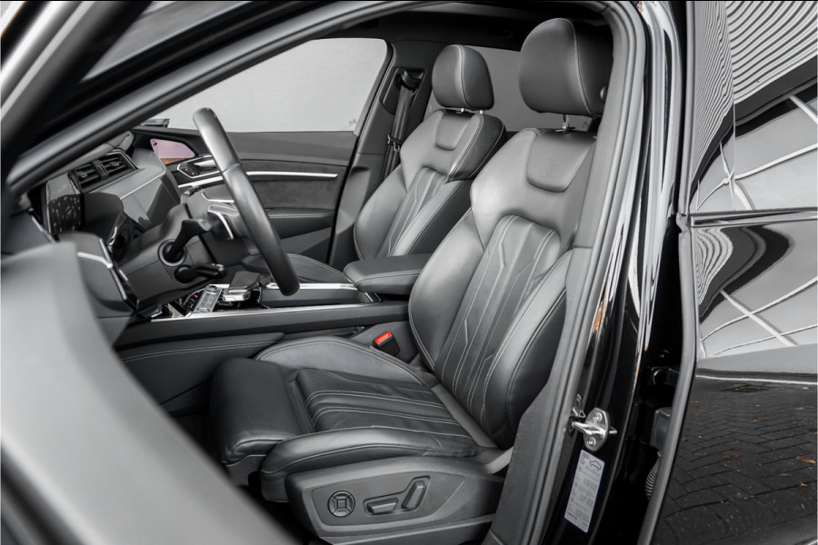 Audi e-tron 55 Quattro Advanced Pro Line+ 95 kWh S-Line Zwart Optiek Pano ACC HUD Trekhaak