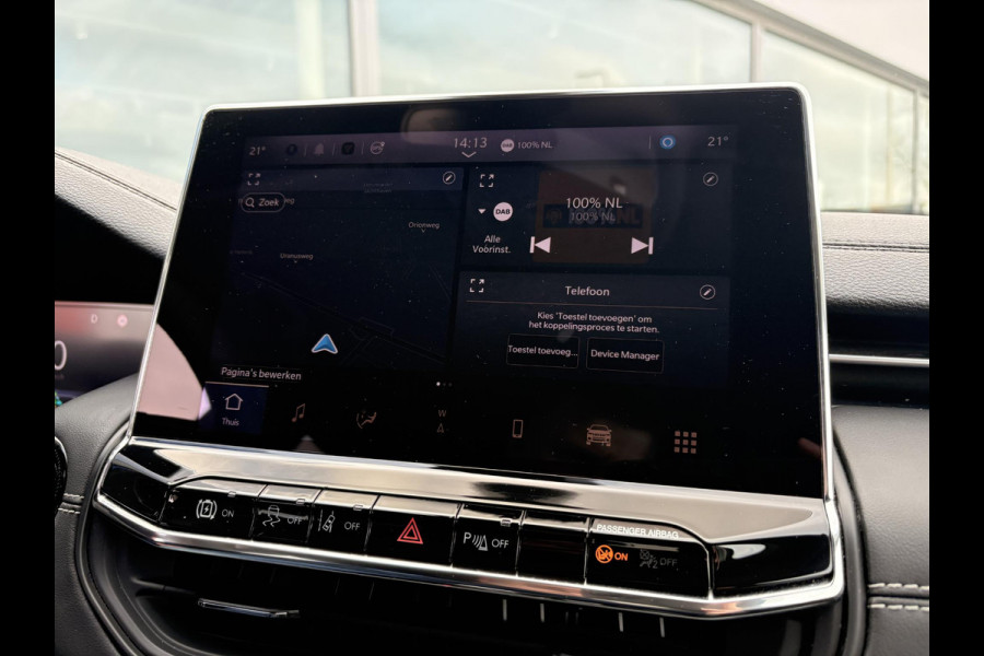 Jeep Compass 4xe 240 Plug-in Hybrid Electric Trailhawk Afneembare trekhaak | Achteruitrij camera | Leder bekleding |