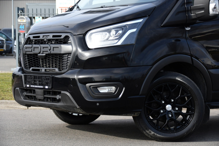 Ford Transit 350 2.0 TDCI L2H2 Limited Black Edition Camera, Cruise, Carplay, Xenon, 185pk, Trekhaak, Multimedia, Stoelverwarming, Uniek!
