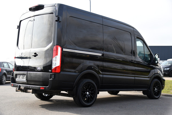 Ford Transit 350 2.0 TDCI L2H2 Limited Black Edition Camera, Cruise, Carplay, Xenon, 185pk, Trekhaak, Multimedia, Stoelverwarming, Uniek!