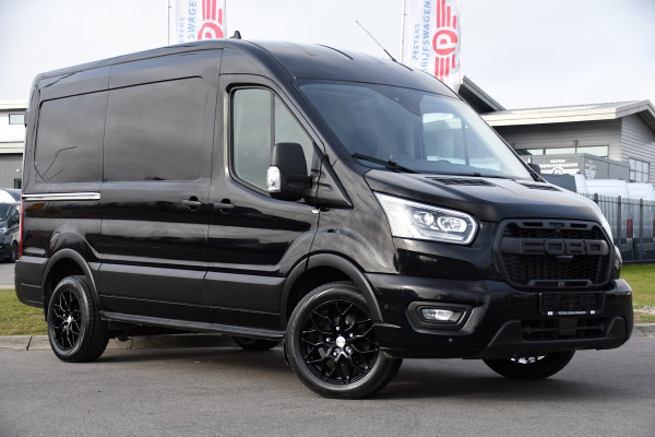 Ford Transit 350 2.0 TDCI L2H2 Limited Black Edition Camera, Cruise, Carplay, Xenon, 185pk, Trekhaak, Multimedia, Stoelverwarming, Uniek!