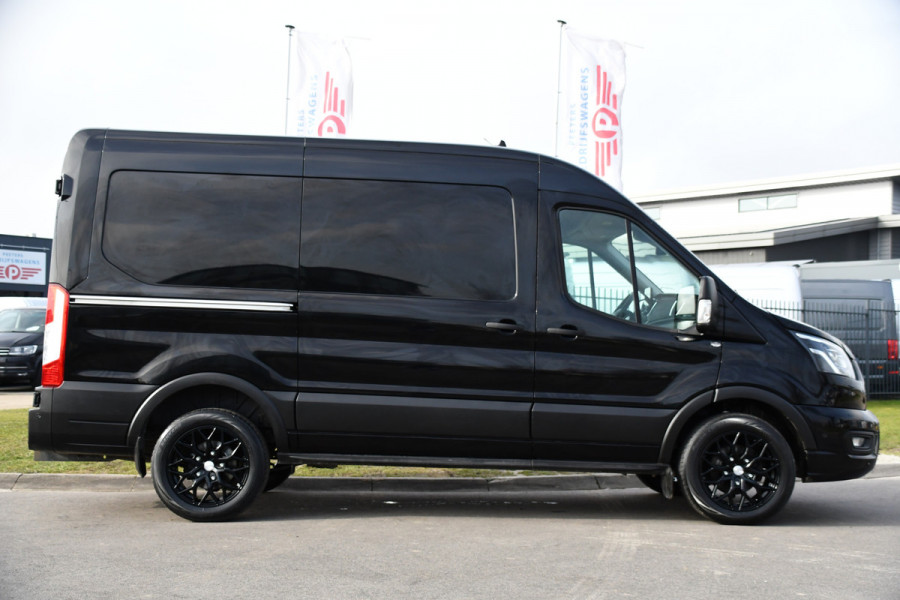 Ford Transit 350 2.0 TDCI L2H2 Limited Black Edition Camera, Cruise, Carplay, Xenon, 185pk, Trekhaak, Multimedia, Stoelverwarming, Uniek!