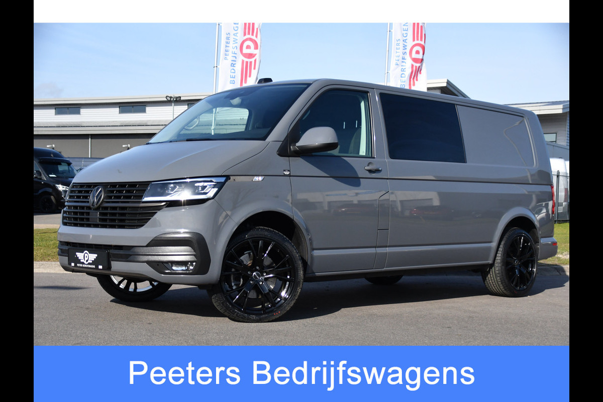 Volkswagen Transporter 2.0 TDI L2H1 32 DC Bulli Virtual, Adaptieve Cruise, Carplay, LED, Stoelverwarming, 204pk, Trekhaak, Automaat, NAVI, Voorruit verwarming, Uniek!