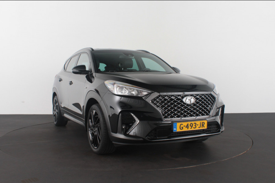 Hyundai Tucson 1.6 T-GDI N-Line 177pk/Trekhaak/360°/Phantom Black/19inch/Automaat/All season banden...