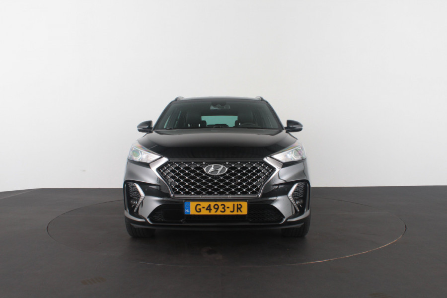 Hyundai Tucson 1.6 T-GDI N-Line 177pk/Trekhaak/360°/Phantom Black/19inch/Automaat/All season banden...