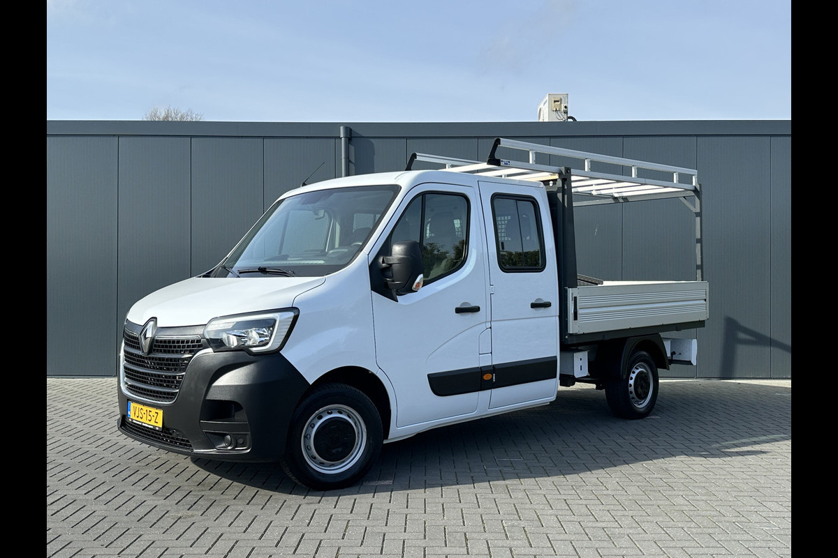 Renault Master T35 2.3 dCi 135 PK / 1e EIG. / 7 PERSOONS DUBBEL CABINE / UNIEK 14.184 KM !! / TREKHAAK / IMPERIAAL / AIRCO / CRUISE