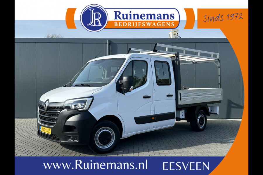 Renault Master T35 2.3 dCi 135 PK / 1e EIG. / 7 PERSOONS DUBBEL CABINE / UNIEK 14.184 KM !! / TREKHAAK / IMPERIAAL / AIRCO / CRUISE